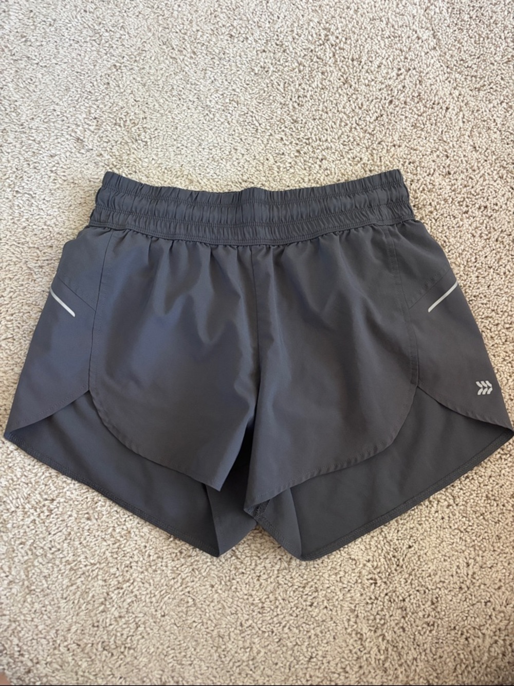 all in motion Charcoal Gray Women's Athletic Running Shorts